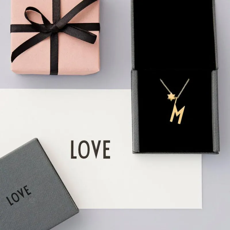 Design Letters Charm Stern Vergoldet- Schmuck