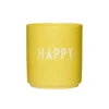Design Letters Favourite Cup Happy Gelb- Geschirr (3)