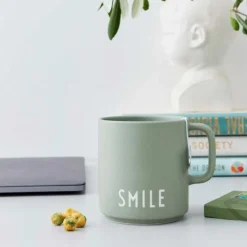 Design Letters Favourite Cup mit Henkel Smile- Geschirr (3)