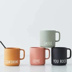 Design Letters Favourite Cup mit Henkel Smile- Geschirr (3)