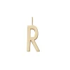 Design Letters Schmuckanhänger R Vergoldet 16 mm- Schmuck