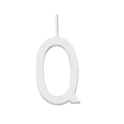 Design Letters Schmuckanhänger Q Sterlingsilber 16 mm- Schmuck