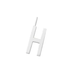 Design Letters Schmuckanhänger H Sterlingsilber 16 mm- Schmuck