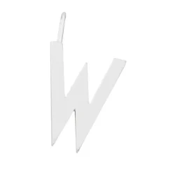 Design Letters Schmuckanhänger W Sterlingsilber 16 mm- Schmuck