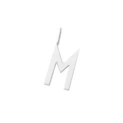 Design Letters Schmuckanhänger M Sterlingsilber 16 mm- Schmuck
