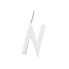 Design Letters Schmuckanhänger N Sterlingsilber 16 mm- Schmuck