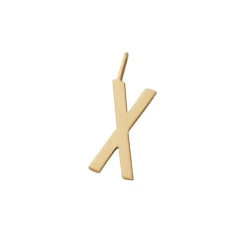 Design Letters Schmuckanhänger X Vergoldet 16 mm- Schmuck