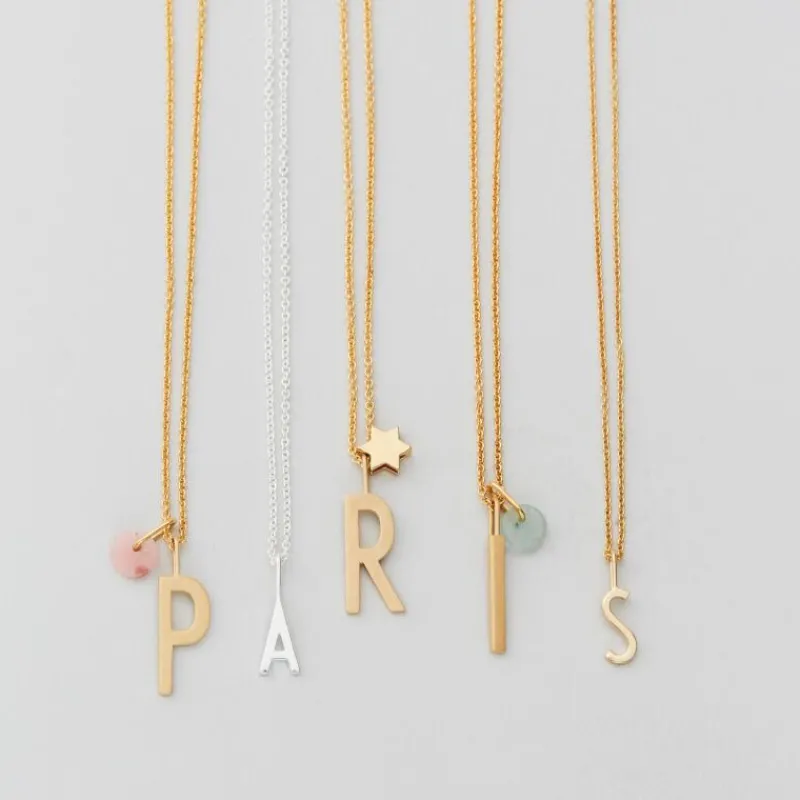 Design Letters Schmuckänhänger A Vergoldet 16 mm- Schmuck