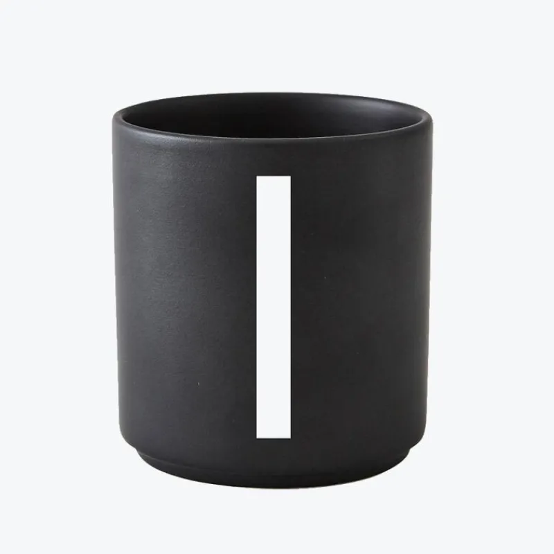 Design Letters Schwarzer Porzellanbecher I- Geschirr (3)