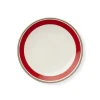 Dibbern Capri Teller 24 cm Rot/Anthrazit- Tafelgeschirr|Geschirr (3)
