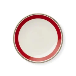 Dibbern Capri Teller 24 cm Rot/Anthrazit- Tafelgeschirr|Geschirr (3)