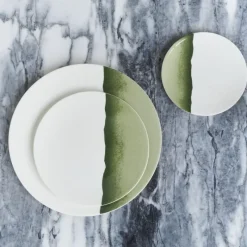 Dibbern Silhouette Teller Flach 16 cm Khaki- Tafelgeschirr|Geschirr (3)