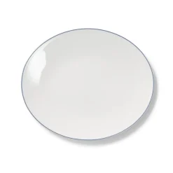 Dibbern Simplicity Platte Oval/Fischteller 32 cm Hellblau- Tafelgeschirr|Geschirr (3)