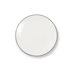 Dibbern Simplicity Teller Flach 21 cm Schwarz- Tafelgeschirr|Geschirr (3)