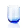 Dibbern Wasserglas Rotondo Optic 0,25 l Azurblau- Wassergläser