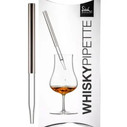 Eisch Gentleman Whisky Pipette 999/3 Platin im Geschenkkarton- Barutensilien