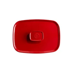 Emile Henry Deckel zu rechteckiger Gratinform Grand Cru- Kochgeschirr