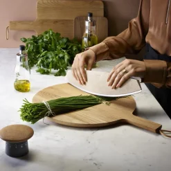 eva solo Holzschneidebrett Rund 35 cm- Küchenhelfer