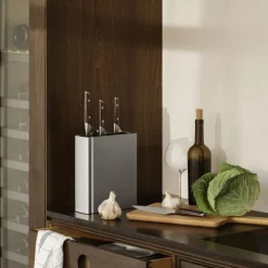 eva solo Lexicon Messerblock Grau- Koch- & Küchenmesser