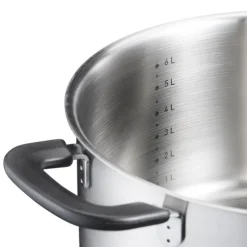 Fiskars Functional Form Kasserolle mit Glasdeckel 7000 ml- Kochgeschirr