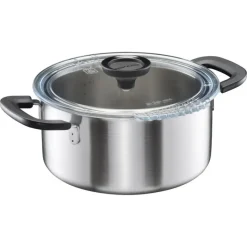 Fiskars Functional Form Kasserolle mit Glasdeckel 3000 ml- Kochgeschirr