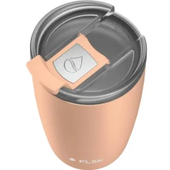 FLSK Cup Coffee to go-Becher Peach 350 ml- Unterwegs