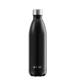 FLSK Trinkflasche Black 750 ml- Unterwegs