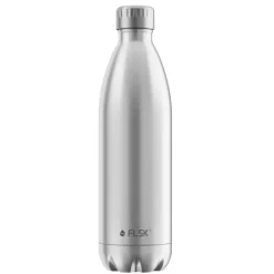 FLSK Trinkflasche Edelstahl Gebürstet 1000 ml- Unterwegs