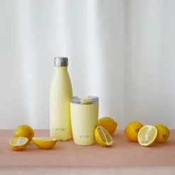 FLSK Trinkflasche Lemon 500 ml- Unterwegs