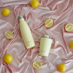 FLSK Trinkflasche Lemon 500 ml- Unterwegs