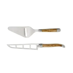 Forge de Laguiole Käsebesteck Olivenholz- Koch- & Küchenmesser
