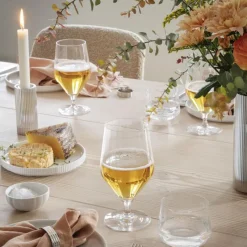 Georg Jensen Bernadotte Bierglas 6er Set- Biergläser
