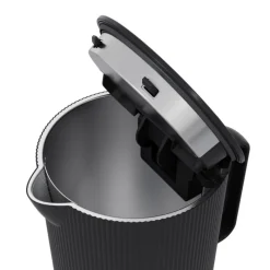 Georg Jensen Bernadotte Elektrischer Wasserkocher Schwarz 1500 ml- Kochgeschirr