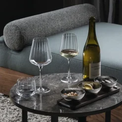 Georg Jensen Bernadotte Weißweinglas 6er Set- Weißweingläser