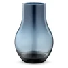 Georg Jensen Cafu Vase Glas Blau Mittel- Vasen