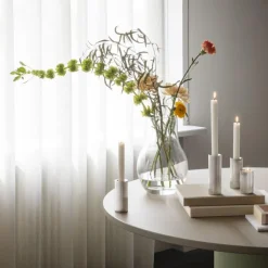 Georg Jensen Cafu Vase Glas Transparent Mittel- Vasen