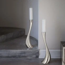 Georg Jensen Cobra Bodenkerzenleuchter Mittel- Kerzenhalter