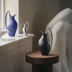 Georg Jensen Henning Koppel Krug Schwarz 1200 ml- Geschirr (3)