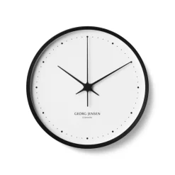 Georg Jensen Henning Koppel Wanduhr Schwarz 30 cm- Uhren & Wetterstationen