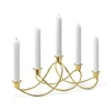Georg Jensen Kerzenhalter Harmony Goldauflage- Kerzenhalter
