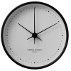 Georg Jensen Koppel Wanduhr Schwarz 22 cm- Uhren & Wetterstationen