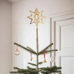 Georg Jensen Weihnachtsbaumspitze Stern Groß Goldauflage- Weihnachten (2)