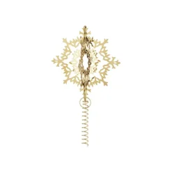 Georg Jensen Weihnachtsbaumspitze Eisblume Goldauflage- Weihnachten (2)