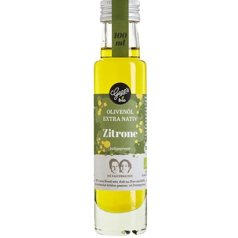 Gepp's Bio Olivenöl mit Zitrone 100 ml- Feinkost
