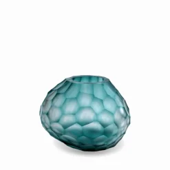 Guaxs Vase Otavalo S Clear Petrol- Vasen