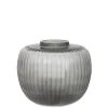 Guaxs Vase Pinara Round Clear Darkgrey- Vasen