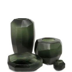 Guaxs Windlicht Cubistic Black Steelgrey- Kerzenhalter