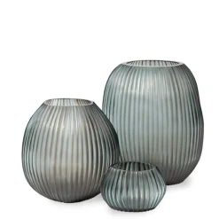 Guaxs Windlicht Nagaa Indigo Smokegrey- Kerzenhalter