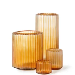 Guaxs Windlicht Omar Clear Gold- Kerzenhalter