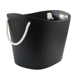 Hachiman Balcolore Korb M Schwarz- Wohnaccessoires
